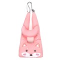 8146 Cartoon Adjustable Car Children Sleep Safety Belt U-shaped Neck Pillow(Pink Fox)