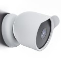 For Google Nest Camera Outdoor Silicone Water-Resistant Protective Cover(White)