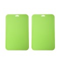 2pcs Baby Auxiliary Cutting Board Fruit and Vegetable Cutting Plastic Board(Green)