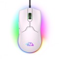 ZIYOU LANG M6 7 Keys 7200DPI Macro Programming Game RGB Backlight Mouse, Cable Length:1.5m(White)