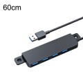 HS080-R USB3.0 60cm 4 Ports Collection High Speed HUB Extensors