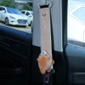 002 Cute Cartoon Thicked Seat Belt Anti-Strangled Protective Cushion, Length: 30.5cm (Bear)
