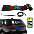 S1664RGB 390x107mm Car LED Flexible Display Cell Phone APP Control Bluetooth Connection