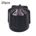 20pcs Car Air Conditioner Dustproof Plastic Valve Leakproof Cap(Large)