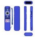 For TCL RC902N FMR1 Y47 TV Remote Control Anti-Drop Silicone Case(Blue)
