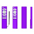 For Samsung Smartone3 TM1990C BN59-01357 Y34 Remote Control Silicone Cover(Purple)