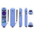 For TCL Roku Voice Remote Pro Y30 Remote Control Shockproof Silicone Protective Case(Luminous Blue)