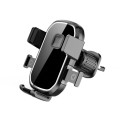 Car Air Outlet Hook Firmly Navigation Mobile Phone Holder(Mirror Black)