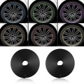 Car Wheel General TPE Protection Ring Bumper Wheel Decoration Modification Supplies(Black)