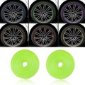 Car Wheel General TPE Protection Ring Bumper Wheel Decoration Modification Supplies(Green)