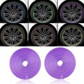 Car Wheel General TPE Protection Ring Bumper Wheel Decoration Modification Supplies(Purple)