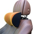 A09 5D Car Universal Adjustment U-shaped Memory Foam Headrest, Color: Brown