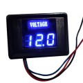 DES-2 Car Battery Voltage Meter DC LED Digital Display 12V Motorcycle RV Yacht Voltage Meter Detecto