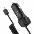 522AL Fast Charging With Cable Car Charging, Output Interface: Type-C/USB-C (Black)
