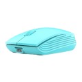 811 3 Keys Laptop Mini Wireless Mouse Portable Optical Mouse, Spec: Double Model (Blue)
