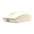 811 3 Keys Laptop Mini Wireless Mouse Portable Optical Mouse, Spec: Double Model (Beige)