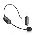 1 for 1 6.35mm Interface Wireless Head-Mounted Condenser Microphone Anti-Howling Loudspeaker