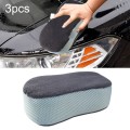 3pcs A01SP21 Ultra Fine Fiber Towel Cloth Sandwiches 8-shaped Multifunctional Car Washing Sponge Blo