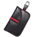 Multifunctional Car Anti-radio Frequency Identification Anti-theft RFID Key Bag(Carbon Fiber)