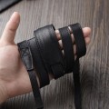 Outdoor Photography Cowhide Leather Camera Shoulder Hanging Neck Winding Strap, Spec: Top-layer (Bla