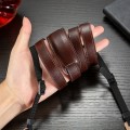 Outdoor Photography Cowhide Leather Camera Shoulder Hanging Neck Winding Strap, Spec: Split Leather