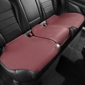 Flip-fur Car Cushion Breathable Ventilation Cushion for Four Seasons, Style: Long Rear Cushion(Red)