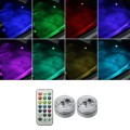 Car Modification Wireless Colorful Remote Control Atmosphere Light, Specification: 2 Lights +1 RC