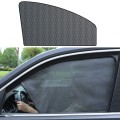 Car Sunshade Magnetic Iron Reflective Mesh Gauze Sunscreen Heat Insulation Sunshade Baffle(Front Win