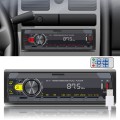 A3032 Car Bluetooth MP3 Player ISO Interface EQ Sound Effect Fast Charge Colorful Button Radio(Black