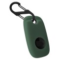 For Tile Mate Pro Tracker Silicone Case One-piece Design Protective Cover(Dark Green)