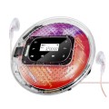 YR-Q90 Bluetooth Portable MP3 CD Player Touch Button Support Repeat MP3, CD-R, CD-RW Format(Transpar