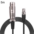 Xlrmini Caron Female To Mini Female Balancing Cable For 48V Sound Card Microphone Audio Cable, Lengt