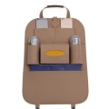 Car Multifunctional Seat Back Storage Hanging Bag, Size: 40x56cm(Beige)