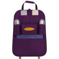 Car Multifunctional Seat Back Storage Hanging Bag, Size: 40x56cm(Purple)