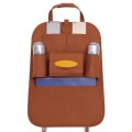 Car Multifunctional Seat Back Storage Hanging Bag, Size: 40x56cm(Khaki)