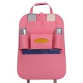 Car Multifunctional Seat Back Storage Hanging Bag, Size: 40x56cm(Pink)