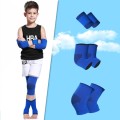 N1033 Child Football Equipment Basketball Sports Protectors, Color: Blue 6 In 1(M)