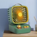 ICARER FAMILY F12 Desktop Shaking Head Silent Portable Aromatherapy Air Conditioning Fan(Green)