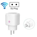 Tuya Smart App Wifi Smart Socket Phone Remote Timing Voice Switch Supports Alexa EU Plug, Style: 16A