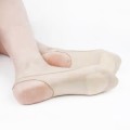 Thin Ice Silk Shallow Heels Invisible Socks Silicone Anti-Slip Palm Socks, Size: One Size(Skin Color