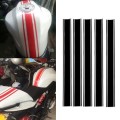 5pcs 50cm DIY Fuel Tank Cover Reflective Sticker for Car and Motorcycle(Black)