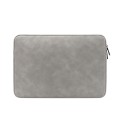 ND12 Lambskin Laptop Lightweight Waterproof Sleeve Bag, Size: 14.1-15.4 inches(Gray)