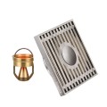 Full Copper Odor Proof Floor Drain, Style: K7008 Nickel Brush Dual Use+Magnetic Suspension