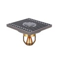 Full Copper Odor Proof Floor Drain, Style: K7006QH Gray Dual Use+Magnetic Suspension