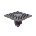 Full Copper Odor Proof Floor Drain, Style: K7006QH Gray Dual Use+Straight Row