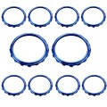 For Xbox One Elite 1pair 3D Replacement Ring Handle Accessories, Color: Blue Plating