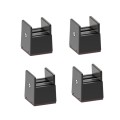 4pcs/set Adjustable Furniture Heightening Feet Pad, Size: 50mm High(Black Widened Plywood Type For 1