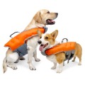 Dog Inflatable Swimsuit Easy to Carry Pet Life Jacket with Pump, Size: M(Orange)