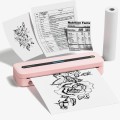 Phomemo M832 300dpi Wireless Thermal Portable Printer, Size: A4 Version(Pink)