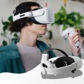 Hifylux Q2-TD79 For Oculus Quest 2 Decompression Comfortable Headband Set VR Glasses Accessories(Whi